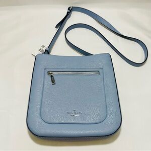 Kate Spade New York Leila Top Zip Leather Crossbody, NWT